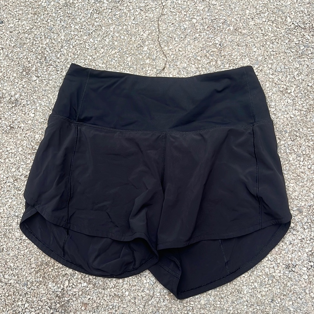 Size 4 speed up lululemon shorts high waisted